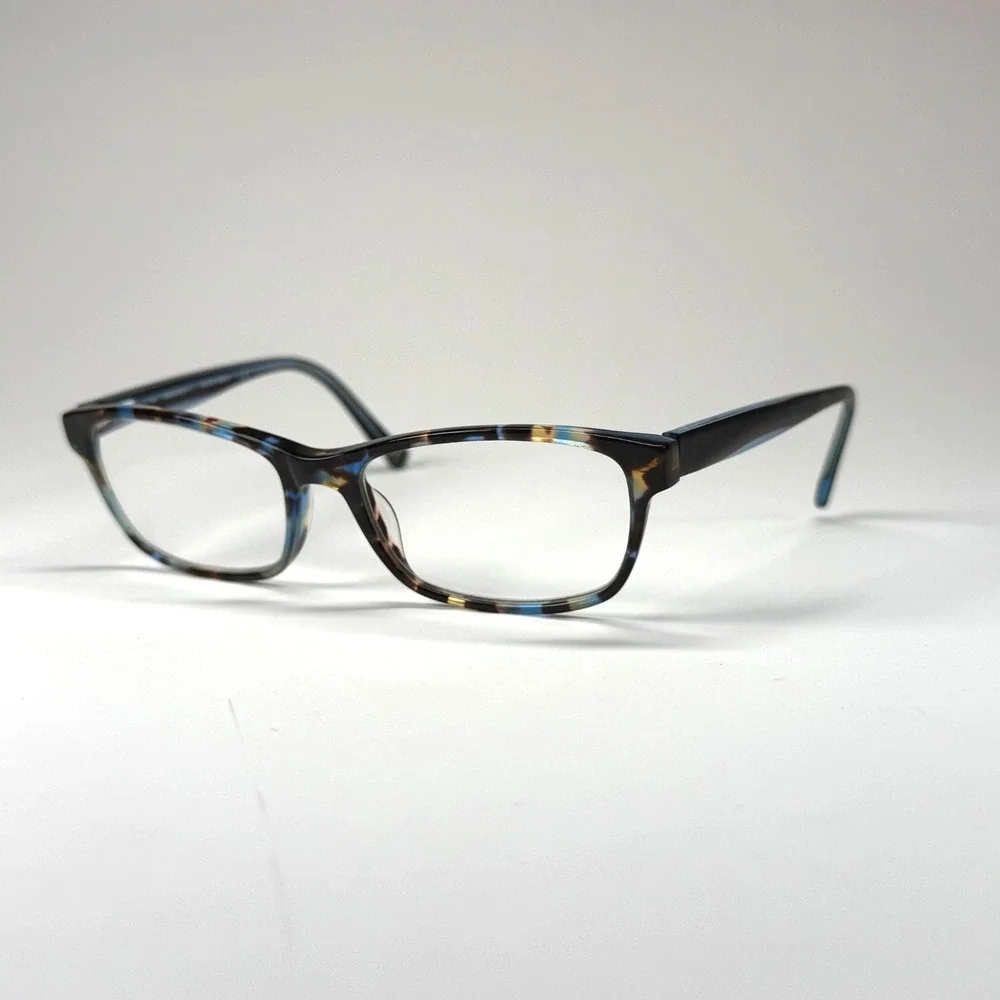 Marchon Downtown Cornelia 215 Eyeglasses Frame Only 52-16-135 Blue Tortoise Med‎
